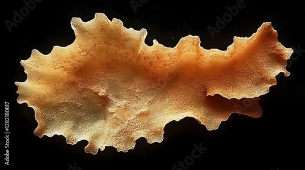 Obraz A macro shot of rugged sandstone formations with vibrant red and orange hues.