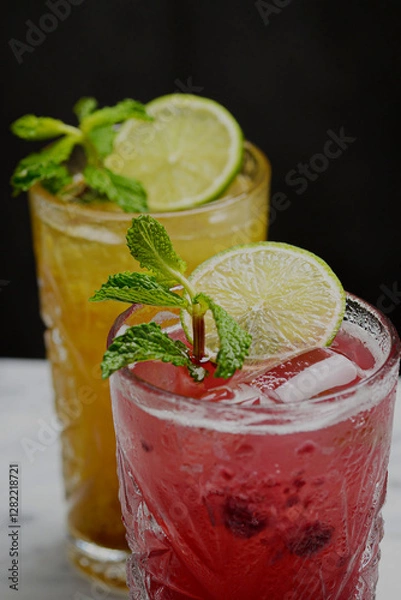 Obraz cocktail with mint