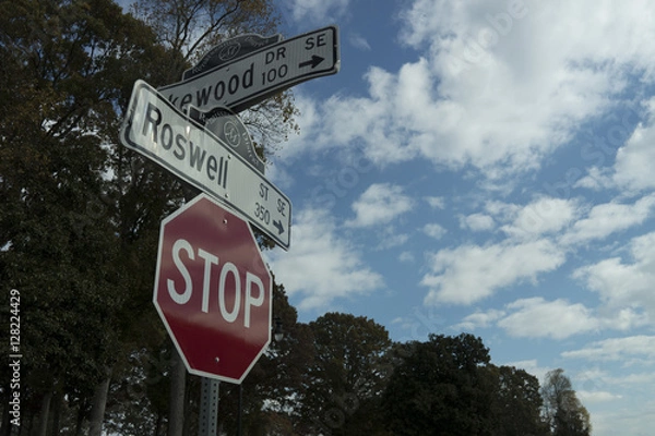 Fototapeta Stop sign