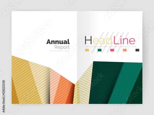 Fototapeta Vector triangle design abstract backgrounds