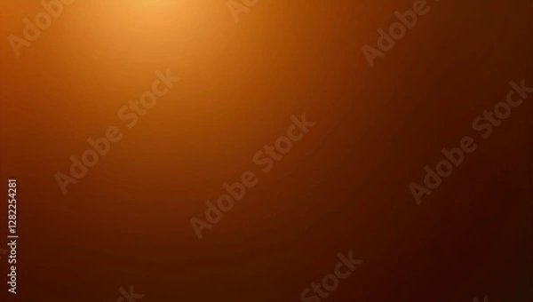 Obraz Luxurious Copper to Dark Bronze Metallic Gradient with Soft Glow – High-End Professional Background