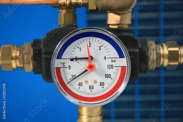 Obraz Barometer and thermometer in one