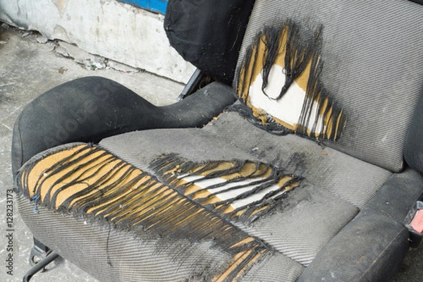 Obraz Torn cloth seat