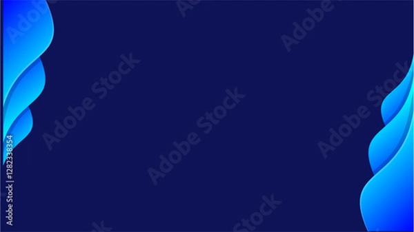 Obraz BLUE GRADIENT BACKGROUND FRAME