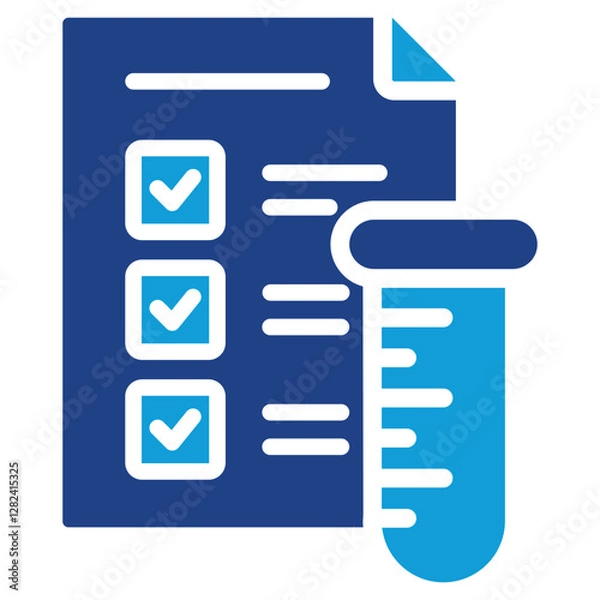 Fototapeta Design Of Experiments Dual Tone Icon