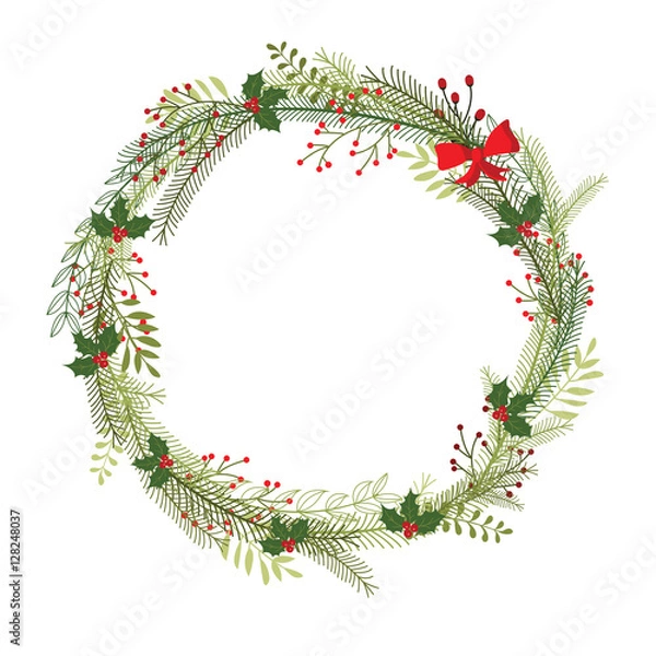 Obraz wreath christmas warm empty