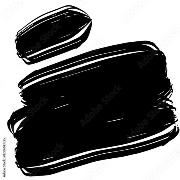 Obraz High-Quality Abstract Brush Strokes Pack