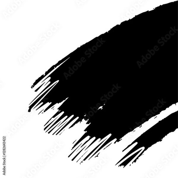 Obraz High-Quality Abstract Brush Strokes Pack