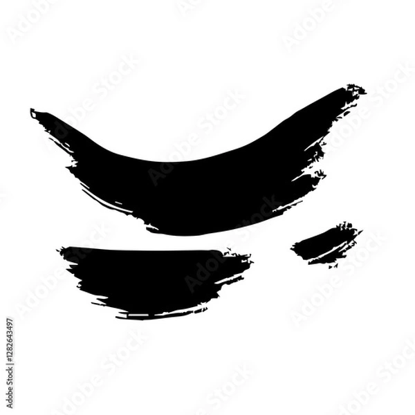 Obraz High-Quality Abstract Brush Strokes Pack