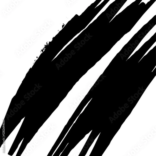 Obraz High-Quality Abstract Brush Strokes Pack