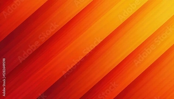 Fototapeta Orange textured vector background, overlapping lines create depth , color, bold, lines
