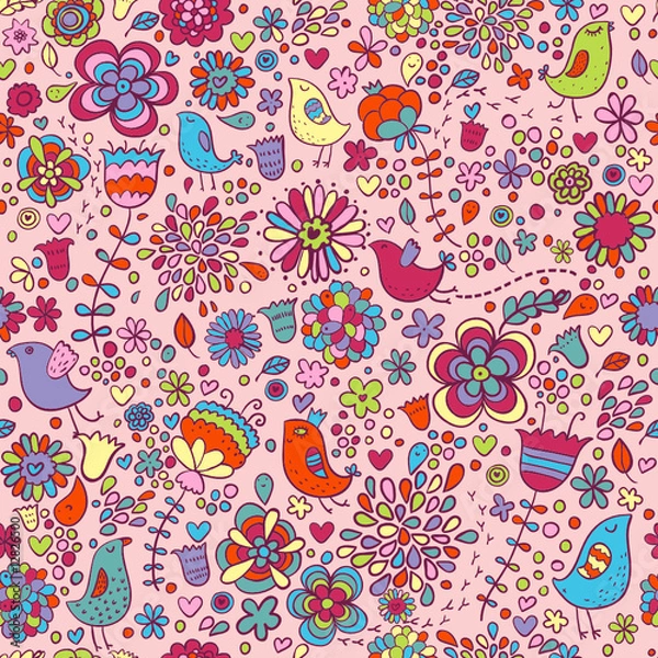 Obraz Spring vector pattern
