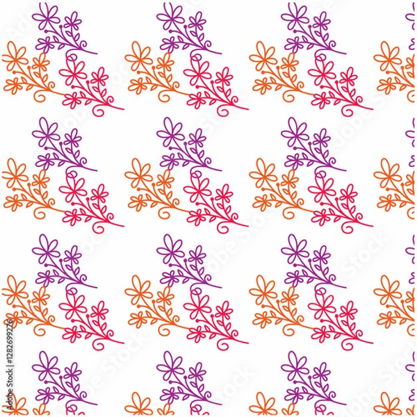 Obraz seamless floral pattern