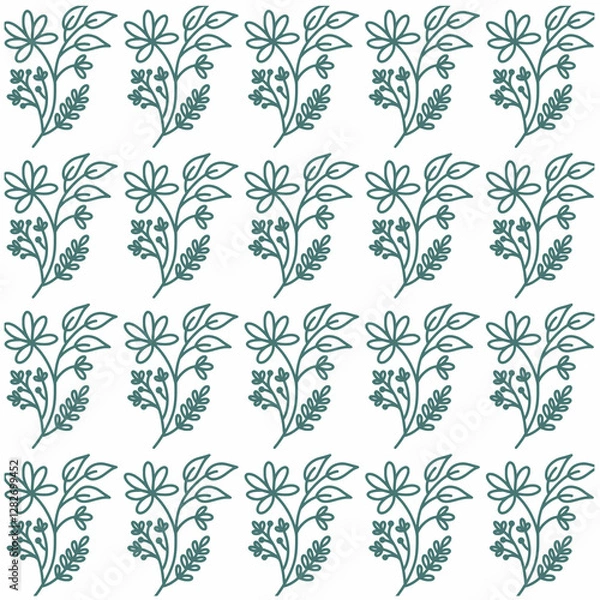 Obraz seamless floral background