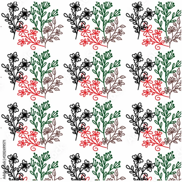 Obraz seamless floral pattern
