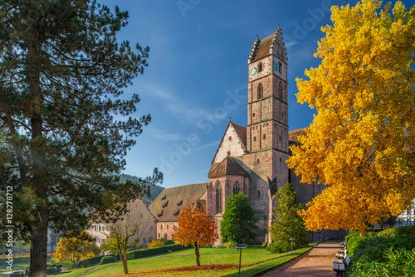 Obraz Kloster Alpisbach im Herbst