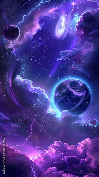 Fototapeta Alien Planet Landscape