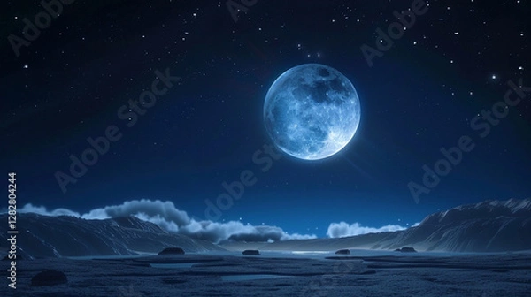 Fototapeta Alien Planet Landscape