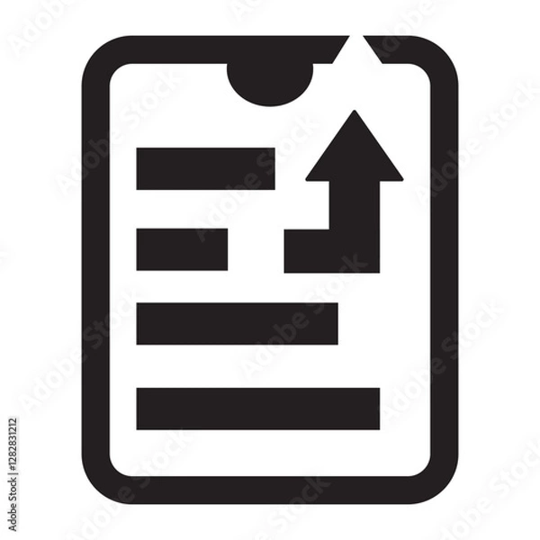 Fototapeta Text Article Upload Icon