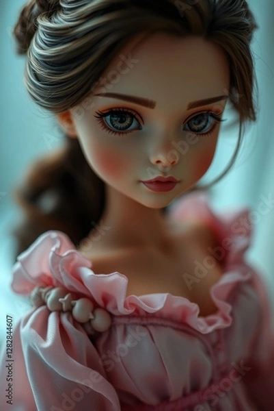 Fototapeta Elegant Lifelike Doll