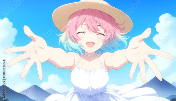 Obraz 両手を広げる