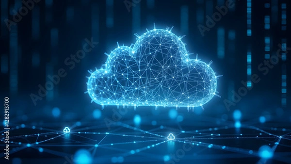 Obraz "Futuristic Cloud Network"