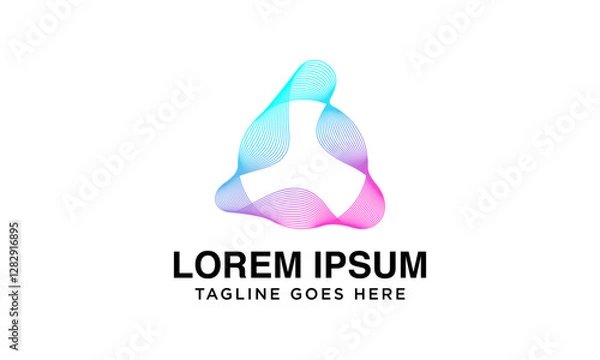 Fototapeta premium wave line design