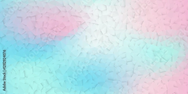Obraz Soft Crystal Dreams in Pastel Hues
