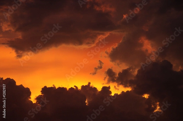 Obraz sunset or fire?