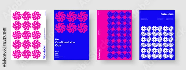 Fototapeta Isolated Banner Template. Abstract Book Cover Design. Geometric Flyer Layout. Report. Background. Poster. Business Presentation. Brochure. Portfolio. Notebook. Magazine. Brand Identity. Advertising