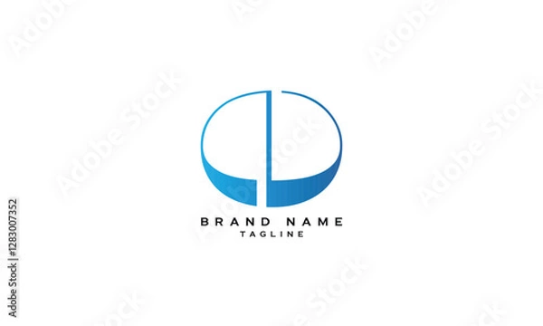 Fototapeta CDO, COD, DCO, DOC, ODC, OCD, CD, DC, Abstract initial monogram letter alphabet logo design