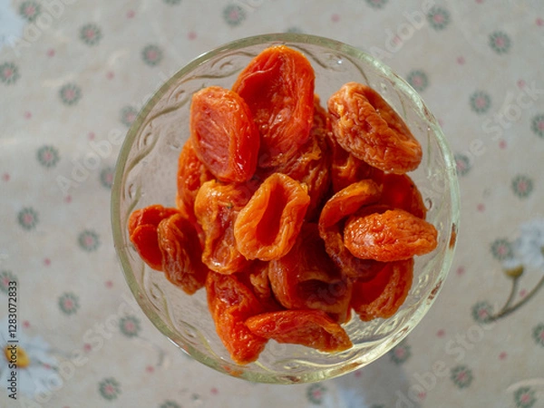 Obraz dried apricots on the table