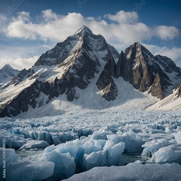Obraz glacier in the mountains