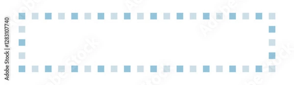 Obraz かわいいシンプルな飾り罫のイラスト