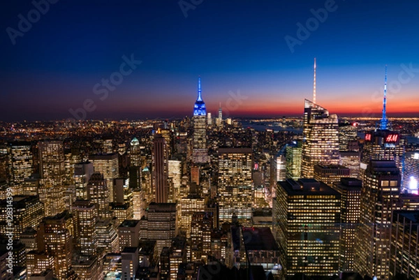 Obraz ニューヨークの夜景