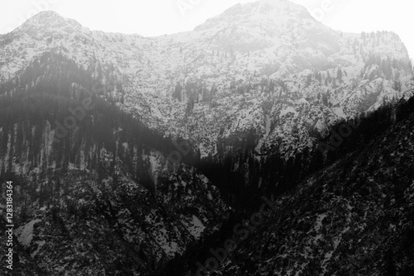 Obraz snow covered mountains