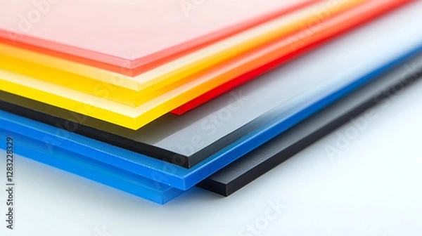 Fototapeta Fresh Stack of Lines
