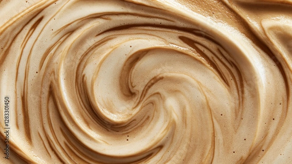 Obraz A swirl of brown frosting