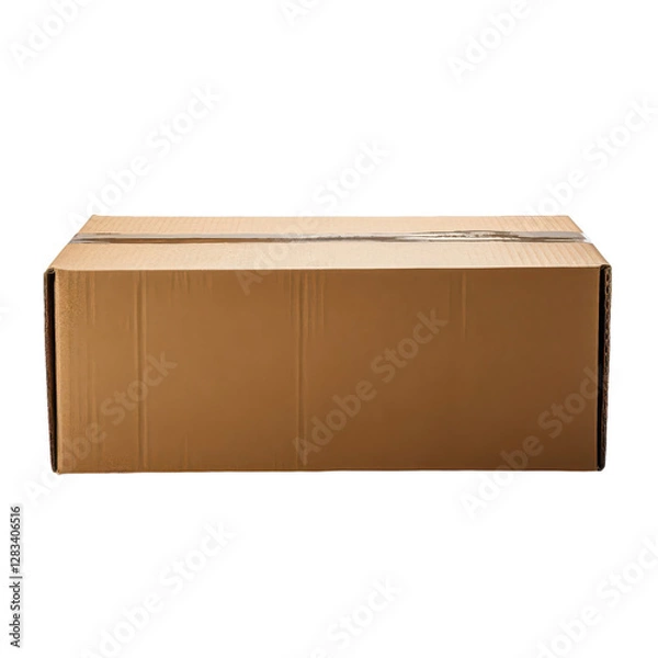 Fototapeta delivery box isolated on transparent background,PNG
