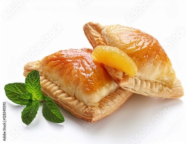 Fototapeta Blätterteigtaschen