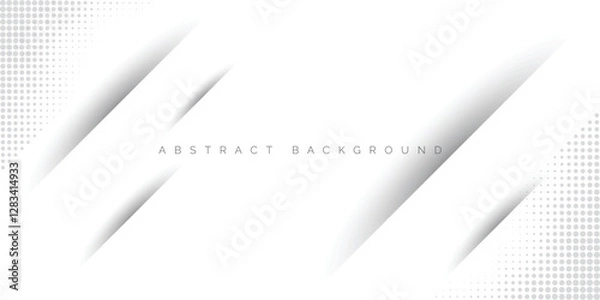 Fototapeta White color abstract background of vector illustration.