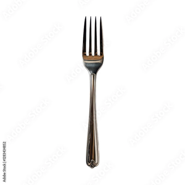 Fototapeta fork isolated on transparent background, PNG