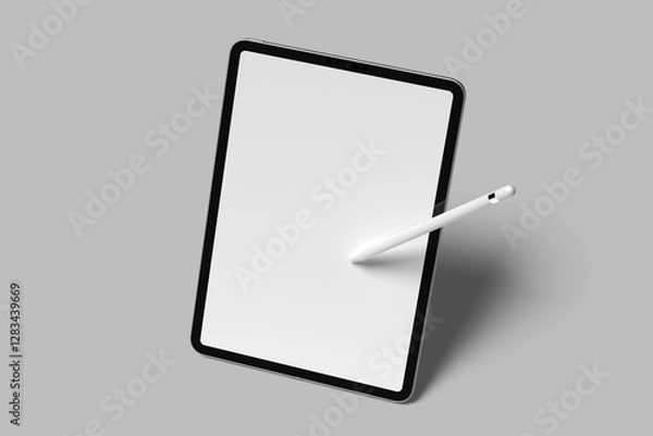 Fototapeta tablet screen blank mockup