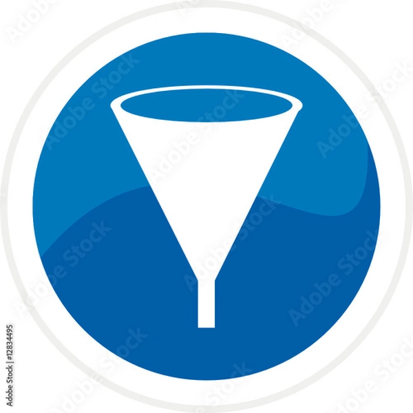 Obraz Funnel web button