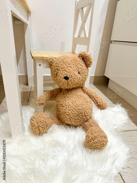 Obraz teddy bear on the bed