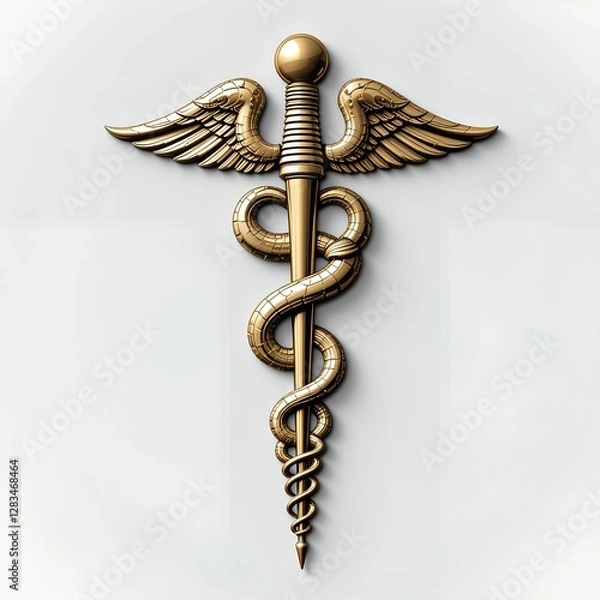 Obraz Asclepius of medicine symbol ai generated