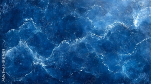 Fototapeta blue water surface