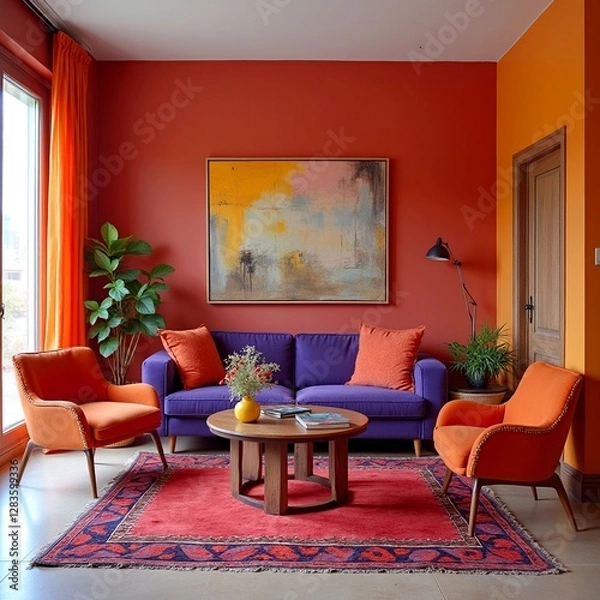 Fototapeta modern living room