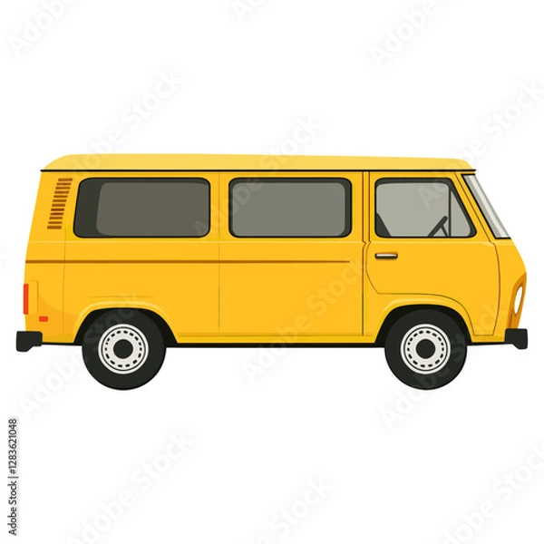 Obraz Van transportation illustration vehicle vector