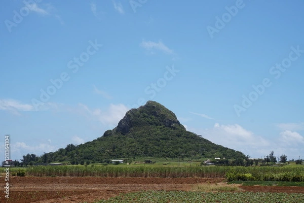 Fototapeta 城山(沖縄県、伊江島)